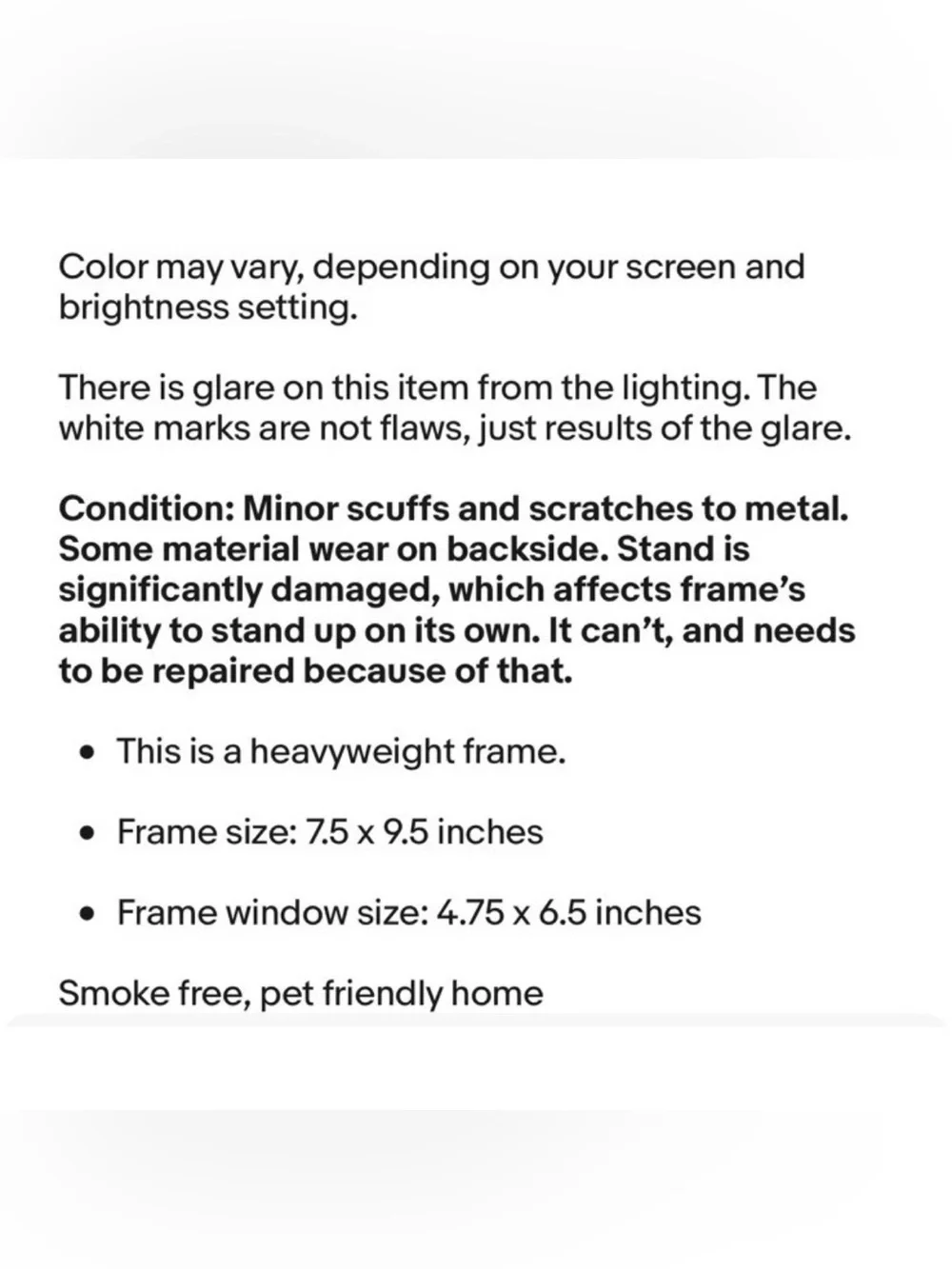 N/A color may